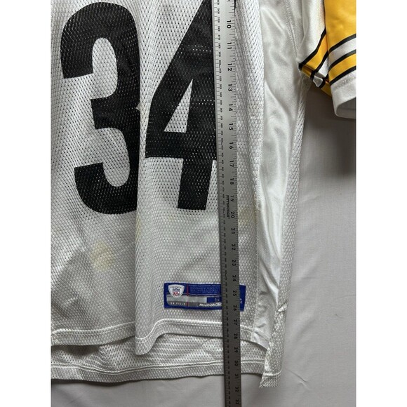 Rashard Mendenhall #34 Pittsburgh Steelers NFL Jersey Adult Small White *see Pic - Picture 6 of 7